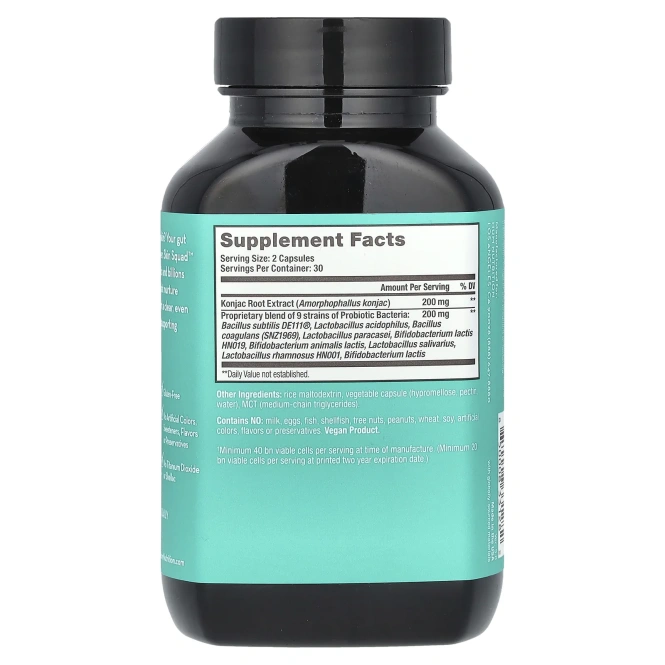 HUM Nutrition, Skin Squad Pre + Probiotic, 60 веганских капсул