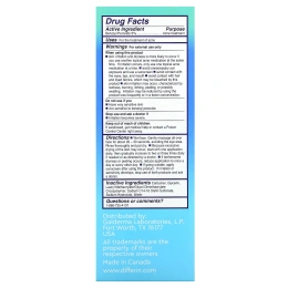 Differin, средство для ежедневного глубокого очищения, для чувствительной кожи, 118 мл (4 жидк. унции)