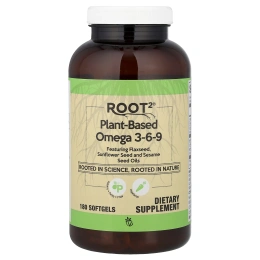Vitacost, Root2®, растительная омега-3-6-9, 180 капсул