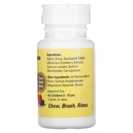 ChildLife, Зубная паста в таблетках, Натуральный ягодный вкус, 500 мг, 60 таблеток