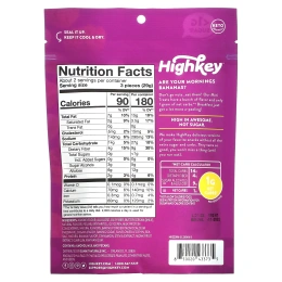 HighKey, мягкие запеченные мини-печенья, со вкусом банана и орехов, 57 г (2 унции)