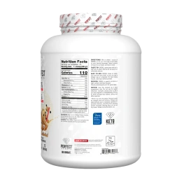 PERFECT Sports, Diet, новозеландский сывороточный изолят, пенистый чай, коричневый сахар, 2,27 кг (5 фунтов)