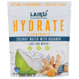 Laird Superfood, Hydrate, Tumeric, Coconut Water with Aquamin, 8 oz (227 g)