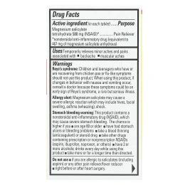 Percogesic, Обезболивающее для спины, максимальная эффективность, 580 мг, 48 капсул, покрытых оболочкой, которые легко глотать