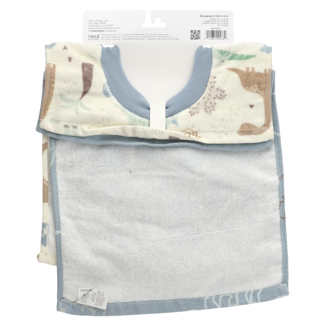 Neat Solutions, детские нагрудники, от 6 месяцев, динозавры, 2 шт.