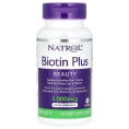Natrol, Biotin Plus, повышенная эффективность, 5000 мкг, 60 таблеток