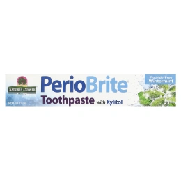 Nature's Answer, PerioBrite, натуральная отбеливающая зубная паста с коэнзимом Q10 и фолиевой кислотой, освежающая мята, 4 жидких унции (113,4 г)