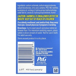 Vicks, VapoShower ™, успокаивающие пары, 5 таблеток для душа