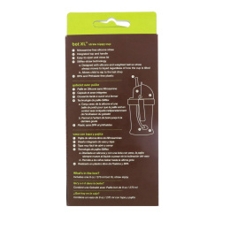 Zoli, Bot XL, Straw Sippy Cup, Orange, 9 oz