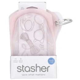 Stasher, Stasher, Go Bag, розовый, 1 пакетик, 532 мл (18 жидк. унц.)