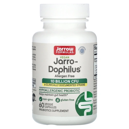 Jarrow Formulas, Jarro-Dophilus - Не содержит аллергенов, 60 вег капсул