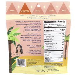 MAGICDATES, Original Snack Bites, лимонный батончик с пышной растительностью, 100 г (3,5 унции)