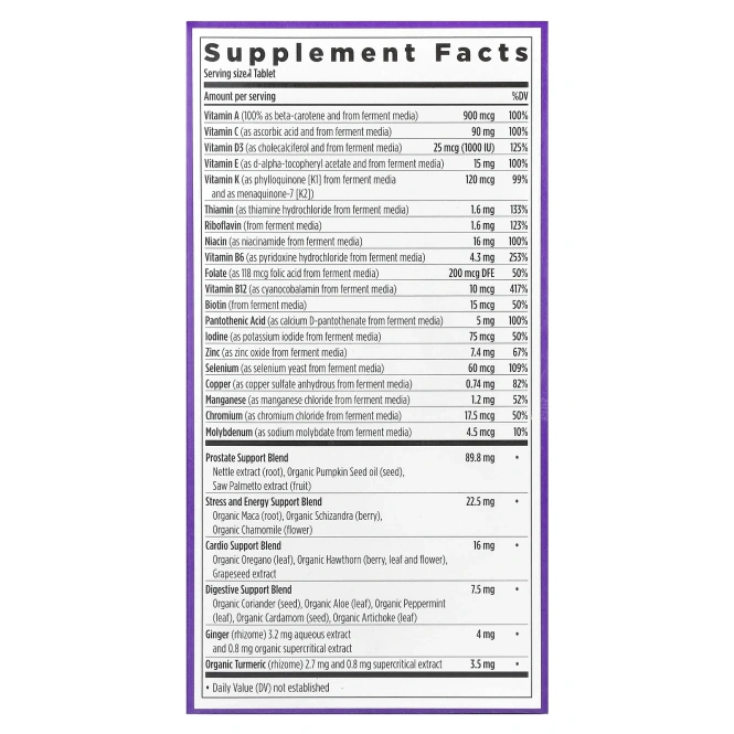 New Chapter Мультивитамины "Для мужчины" 40+, 96 таблеток