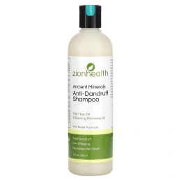 Zion Health, Ancient Minerals, шампунь против перхоти, масло чайного дерева и масло примулы вечерней, 355 мл (12 жидк. унц.)