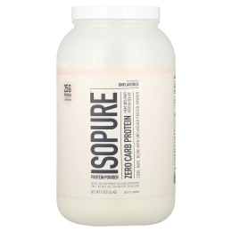 Nature's Best, IsoPure, изолят сывороточного белка, без вкусовых добавок, 3 фунта (1.36 г)