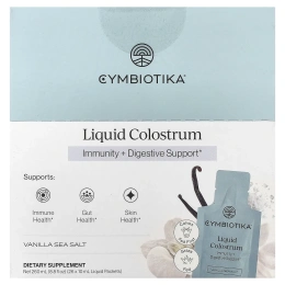 Cymbiotika, молозиво, ваниль и морская соль, 26 пакетиков по 10 мл (0,3 жидк. унции)