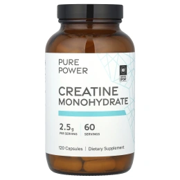 Dr. Mercola, Моногидрат креатина, 120 капсул (1,25 г в 1 капсуле)