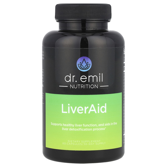 Dr. Emil Nutrition, LiverAid, 60 капсул