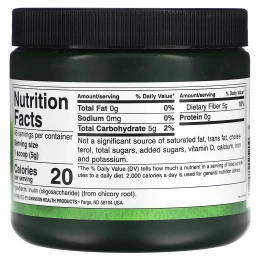 Swanson, Инулин, пребиотическая растворимая клетчатка, 227 г (8 унций)