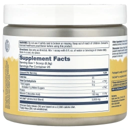 Solaray, Vegan Collagen Booster Powder, натуральная ваниль, 173 г (6,1 унции)