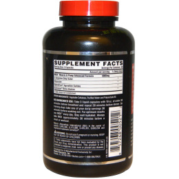 Nutrex Research, Niox, заряд оксида азота, 120 капсул