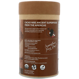 OMG! Organic Meets Good, Органическое свежее какао, кусочки какао-бобов 8 унц. (227 г.)