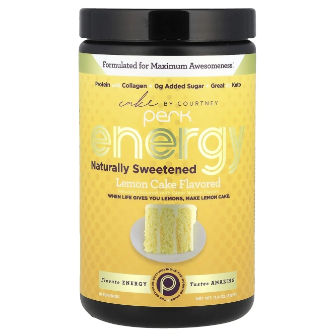 Perk Energy, Лимонный торт, 319 г (11,4 унции)