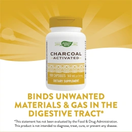 Nature's Way, Активированный уголь, 100 капсул