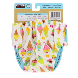 Charlie Banana, Многоразовый подгузник для плавания, Gelato, Большой, 1 подгузник