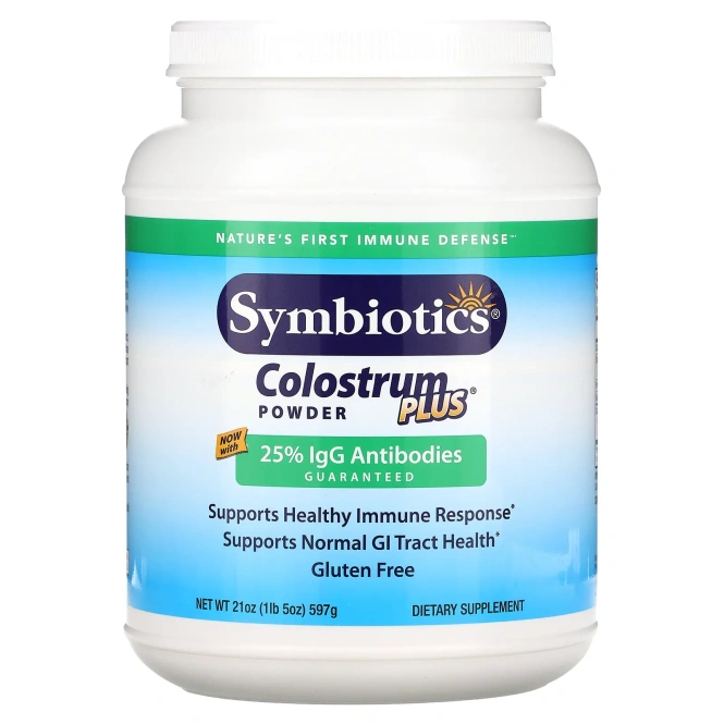 Symbiotics, Порошок Colostrum Plus, 21 унц. (597 г)