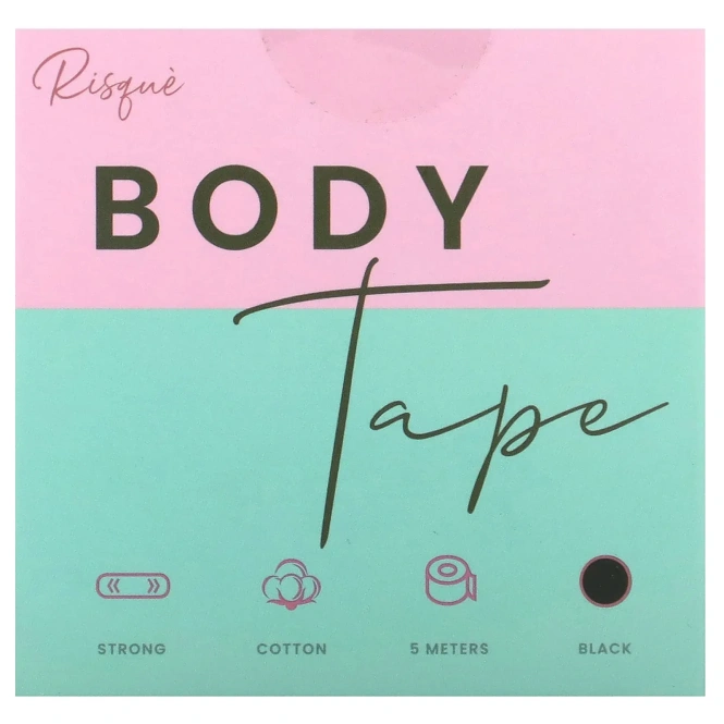 Risque, Обмотка для тела, черная, 1 рулон, 5 метров