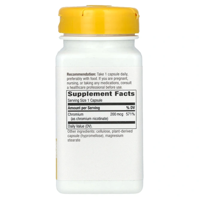 Nature's Way, Хром GTF, 100 вегетарианских капсул