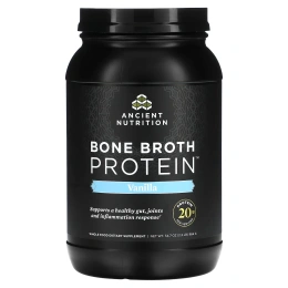 Dr. Axe / Ancient Nutrition, Белок из костного бульона, Ваниль, 986 г (34.8 oz)