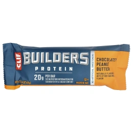 Clif Bar, Builders® Protein Bars, Chocolatey Peanut Butter, 6 Bars, 2.4 oz (68 g) Each