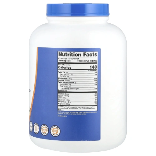 Nutricost, Концентрат сывороточного протеина, ваниль, 2268 г (5 фунтов)
