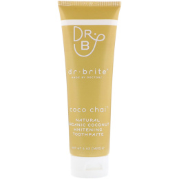 Dr. Brite, Natural Organic Coconut Whitening Toothpaste, Coco Chai, 5 oz (142 g)