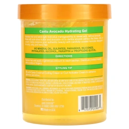Cantu, Увлажняющий гель с авокадо, без спирта, 524 г (18,5 унции)