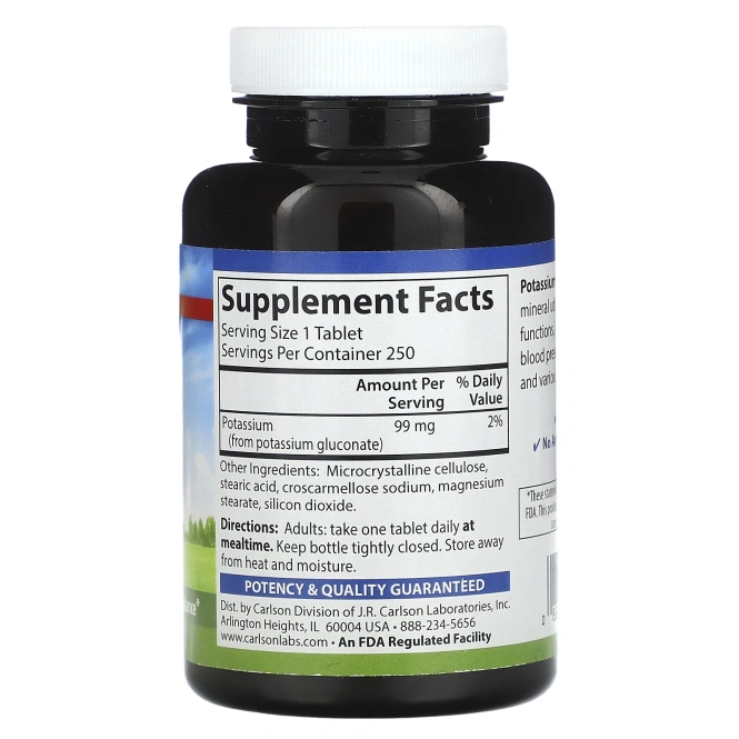 Carlson, Калий 250 таблеток