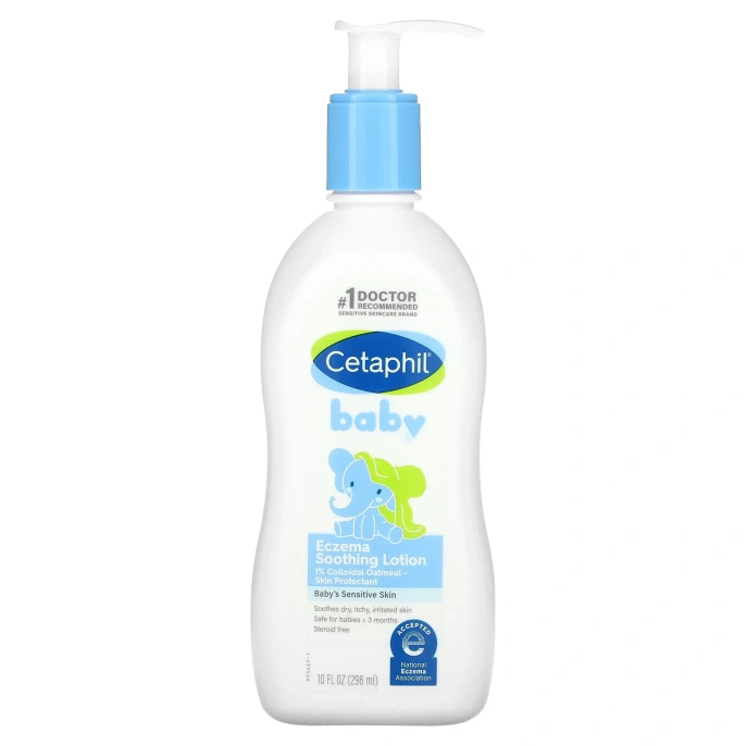 Cetaphil, Baby, Успокаивающий лосьон от экземы, 10 жидких унций (296 мл)