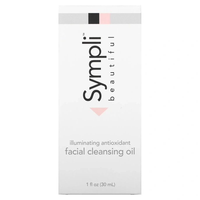 Sympli Beautiful, Осветляющее и очищающее масло для лица с антиоксидантами, 30 мл (1 жидк. унция)