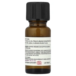 Swanson, Сертифицированное органическое эфирное масло эвкалипта, 15 мл (0,5 жидк. унц.)