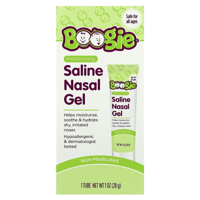 Boogie Wipes, Солевой назальный гель, 28 г (1 унция)