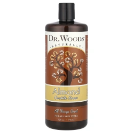 Dr. Woods, Миндальное кастильское мыло, 32 жидкой унции (946 мл)