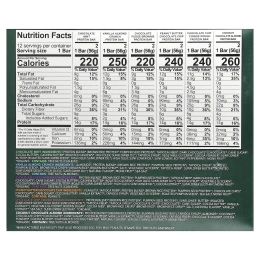 Aloha, Organic Protein Bars, Sampler Pack, 12 Bars, 1.98 oz (56 g) Each