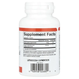 Natural Factors, Веганская гиалуроновая кислота, 120 мг, 60 вегетарианских капсул