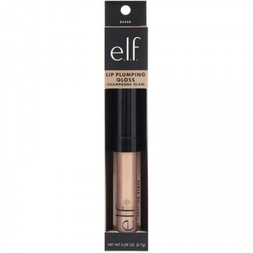 E.L.F. Cosmetics, Lip Plumping Gloss, Champagne Glam, 0.09 fl oz (2.7 g)