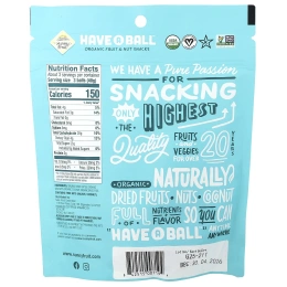 Sunny Fruit, have A Ball™, органические снеки с фруктами и орехами, инжир и грецкий орех, 126 г (4,4 унции)
