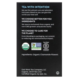 Choice Organic Teas, травяной чай, ромашка, без кофеина, 16 чайных пакетиков, 14 г (0,50 унции)