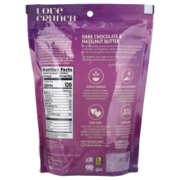 Nature's Path, Love Crunch®, органическая гранола премиального качества, темный шоколад и паста из фундука, 300 г (10,6 унции)