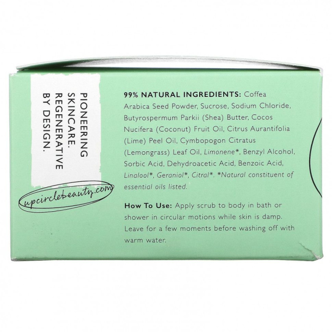 UpCircle, скраб для тела, лемонграсс, 200 мл (7,4 жидк. унции)